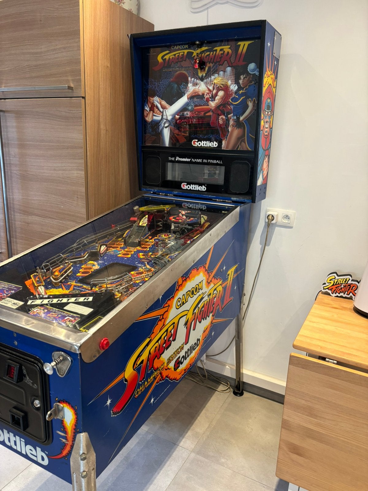 Flipper Street Fighter 2, Collections, Enlèvement, Utilisé, Flipper (jeu), Gottlieb
