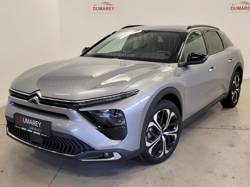 Citroen C5 X 12 Turbo 130 pk EAT8 Shine, Autos, Citroën, Argent ou Gris, Achat, Euro 6, Entreprise