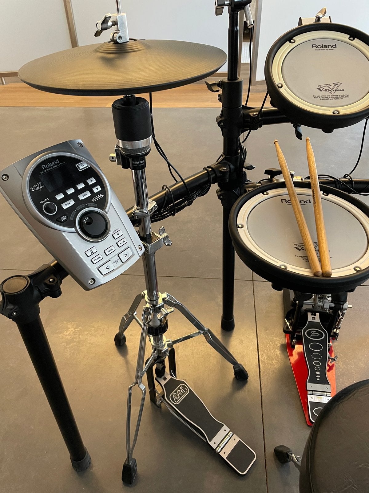 Roland TD-15K + VH-11 Hi-Hat (volledig pakket), Muziek en Instrumenten, Ophalen, Zo goed als nieuw, Roland, Elektronisch