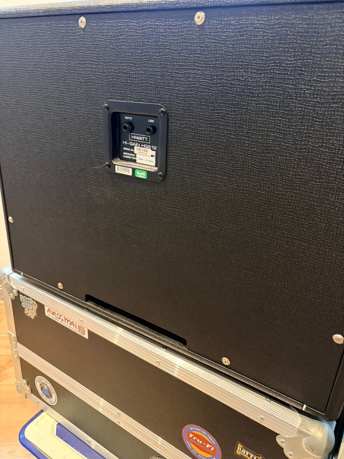 Cabine Hiwatt 2x12” avec Fane F70 - Fender Gibson Box, Musique & Instruments, Enlèvement, Comme neuf