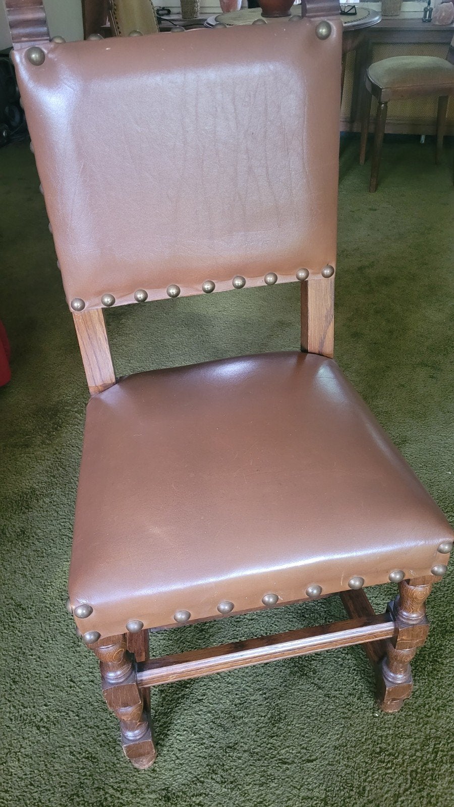 6 Antieke Eetkamerstoelen, Antiek en Kunst, Antiek | Meubels | Stoelen en Sofa's, Ophalen