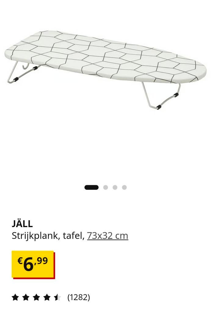 JÄLL IKEA JALL strijkplank Gebruikte staat, Ophalen