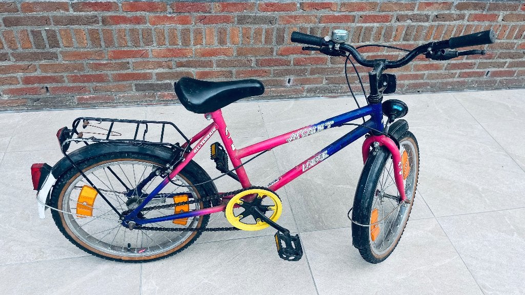 Kinderfiets, Fietsen en Brommers, Fietsen | Kinderfietsjes, Ophalen, Gebruikt, Velgrem, 16 tot 20 inch