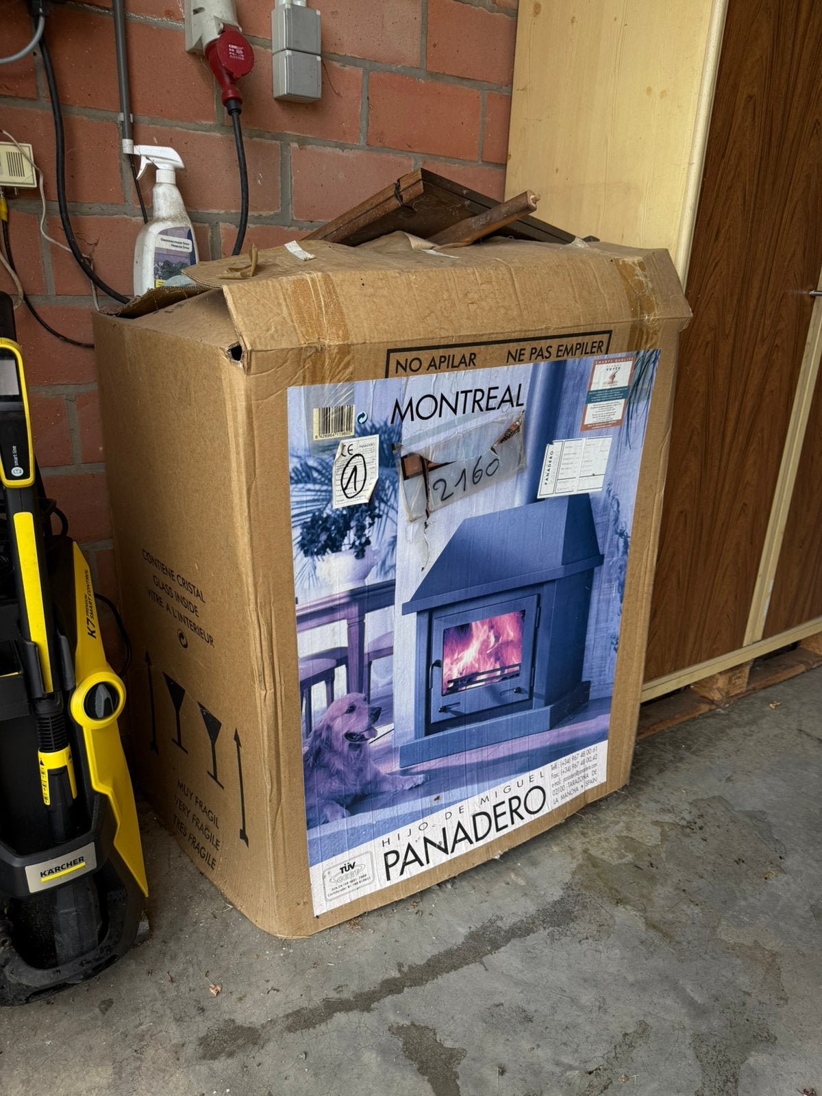 Houtkachel Panadero NIEUW!, Huis en Inrichting, Kachels, Ophalen, Zo goed als nieuw, Houtkachel