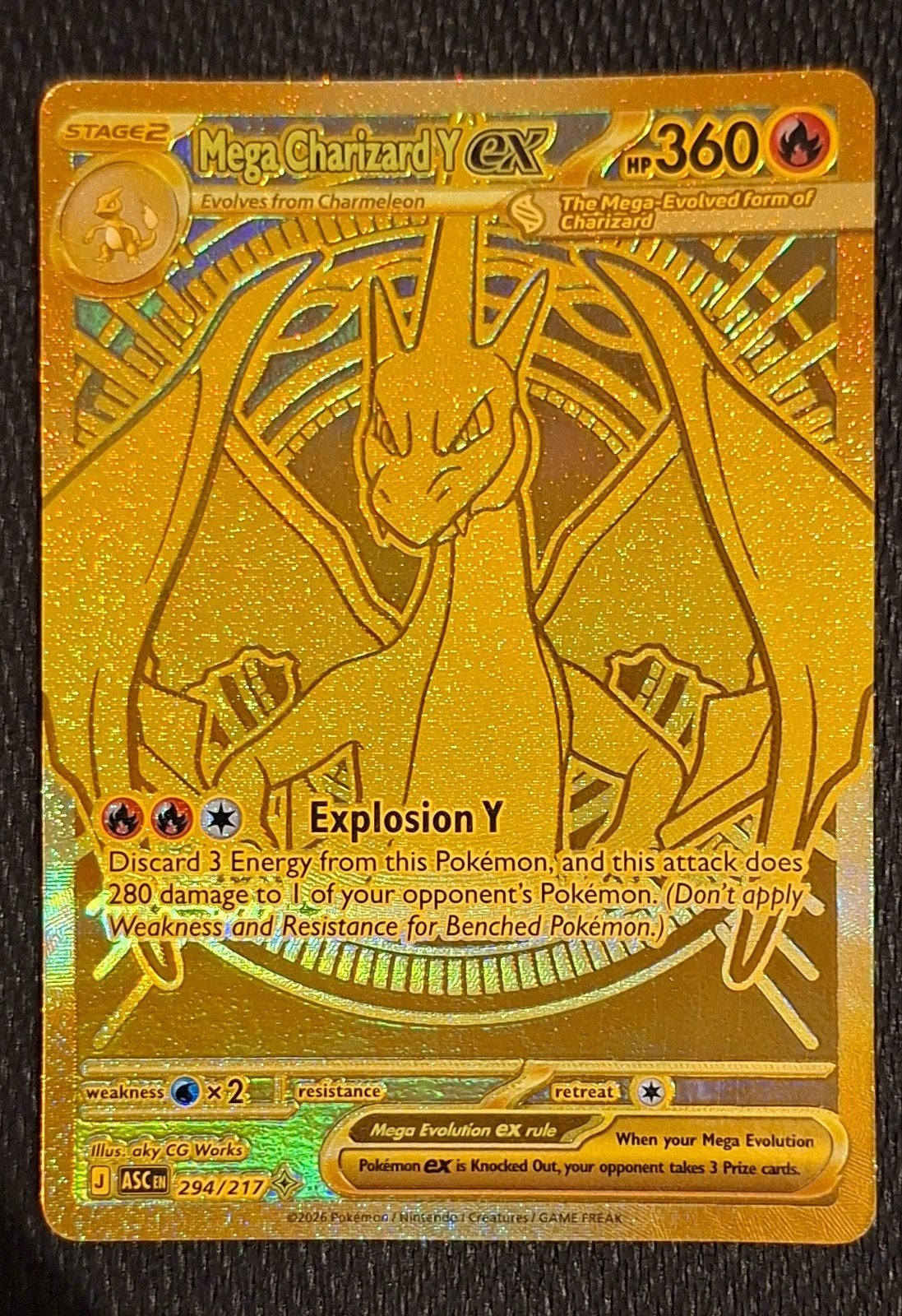 Pokémon Mega Charizard Y ex., Enlèvement ou Envoi