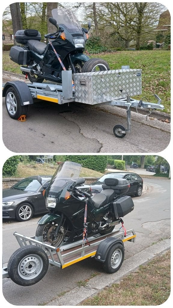 Remoque moto location – avec équipement APD 35€/j, Enlèvement ou Envoi, Comme neuf