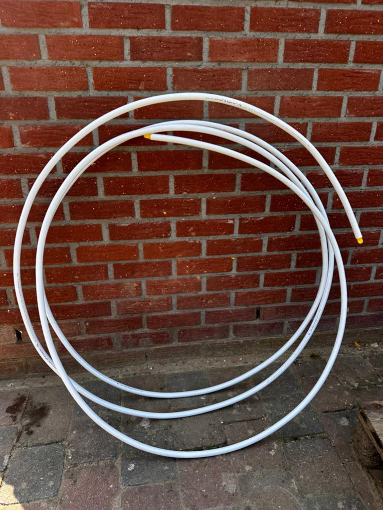Profitherm-AL vloerverwarmingsbuis 16x2 mm – 8,5 m + 3,5 m, Ophalen, Zo goed als nieuw, 6 meter of meer, Overige typen