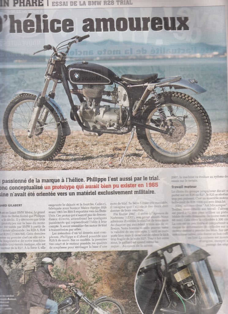 Moto BMW R  28 Trial collection, Livres, Motos, Envoi, Utilisé