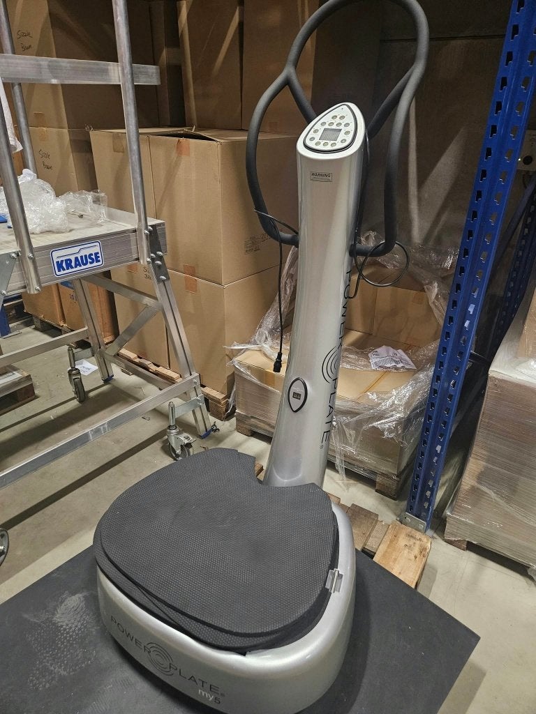 Power Plate My5, Ophalen, Zo goed als nieuw, Benen, Trilplaat