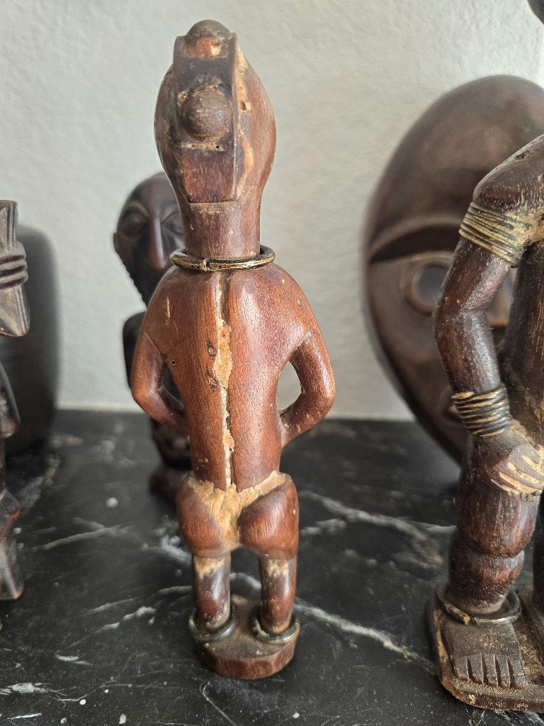 Oud Afrikaans standbeeld #tribus #hemba #Congo, Antiek en Kunst, Kunst | Beelden en Houtsnijwerken, Minder dan 20 cm, Brutalistisch