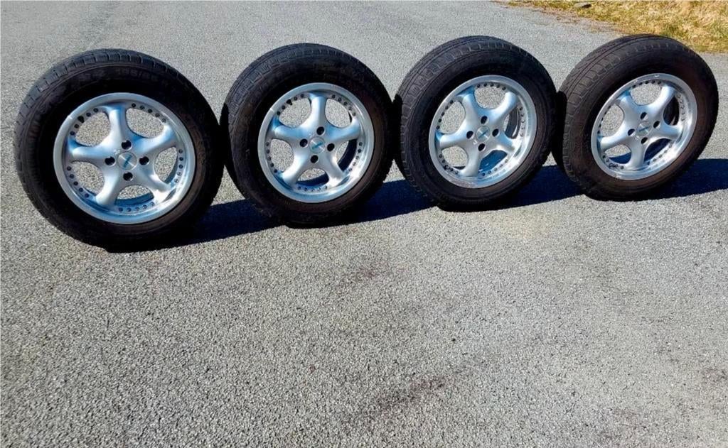 Jantes alu 15" pour Opel et Fiat Punto, 15 pouces, Pneus hiver, Enlèvement, Utilisé