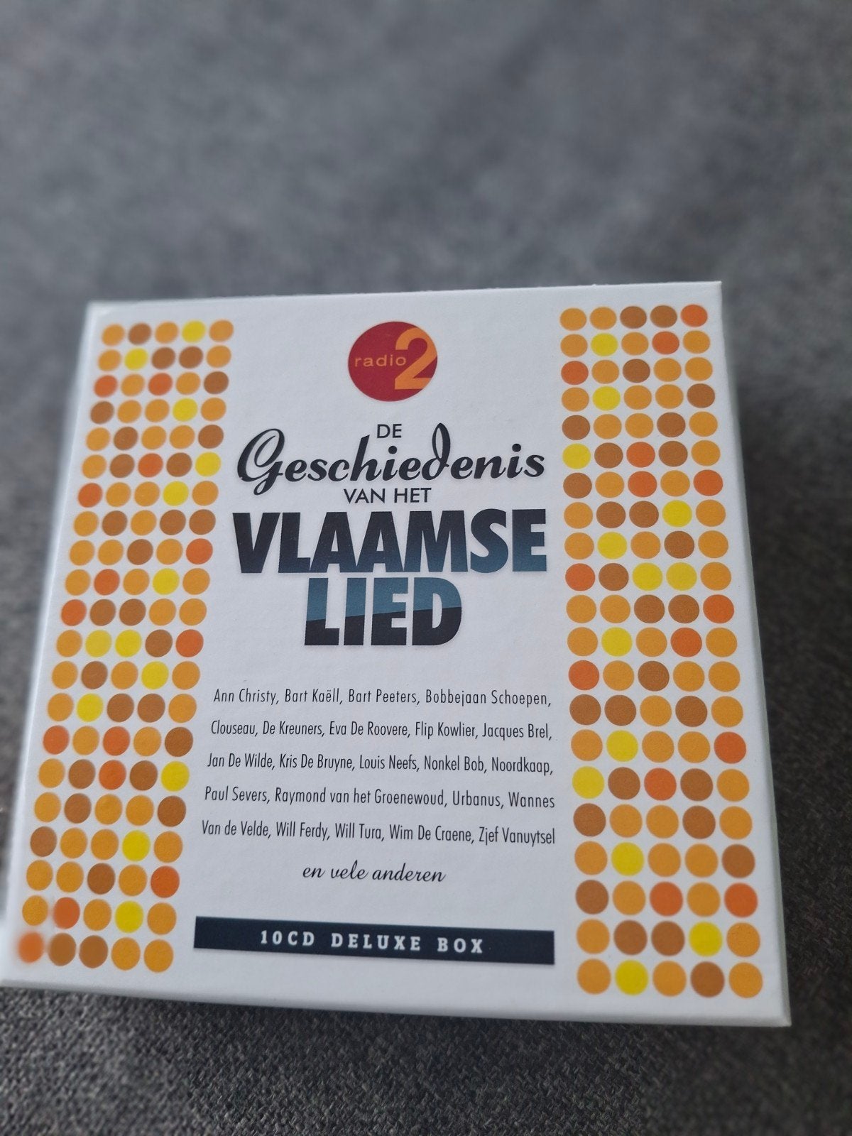10 cd deluxe box de geschiedenis van het vlaamse lied, Cd's en Dvd's, Cd's | Nederlandstalig, Ophalen of Verzenden