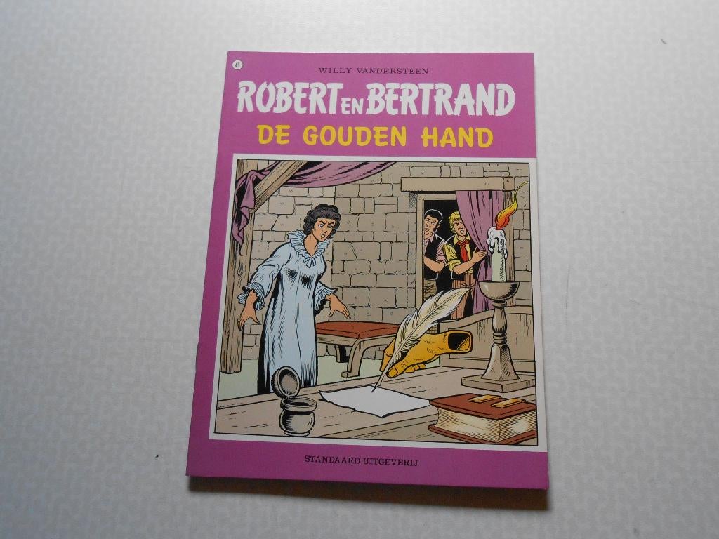 Robert en Bertrand 49 De gouden hand 1983 1 ste druk., Boeken, Willy Vandersteen, Eén stripboek, Nieuw, Ophalen of Verzenden