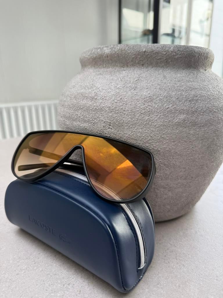 Zonnebril Lacoste, Handtassen en Accessoires, Zonnebril, Zwart, Zo goed als nieuw, Ophalen