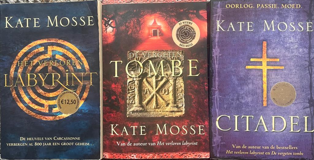 Kate Mosse trilogie Labyrint - De Vergeten Tombe - Citadel, Enlèvement ou Envoi, Utilisé