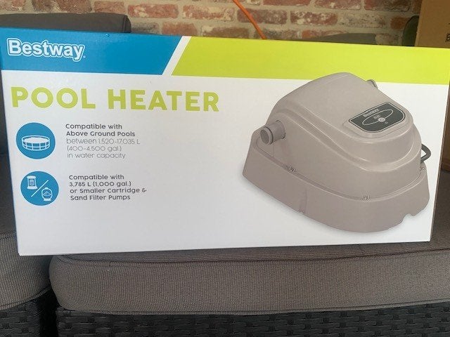 Zwembad verwarming, Ophalen, Nieuw