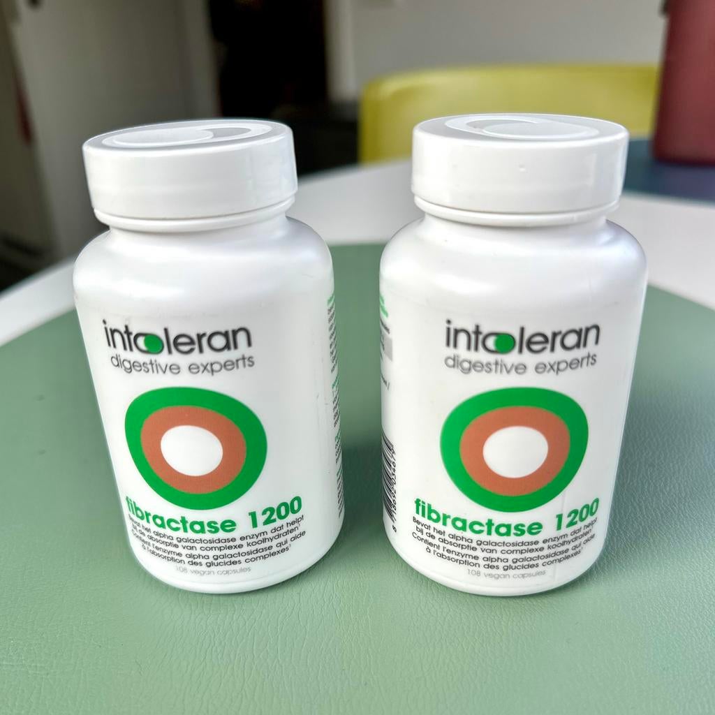 Fibractase 1200 (Forte) 2x 108 capsules, Ophalen of Verzenden, Nieuw, Overige typen