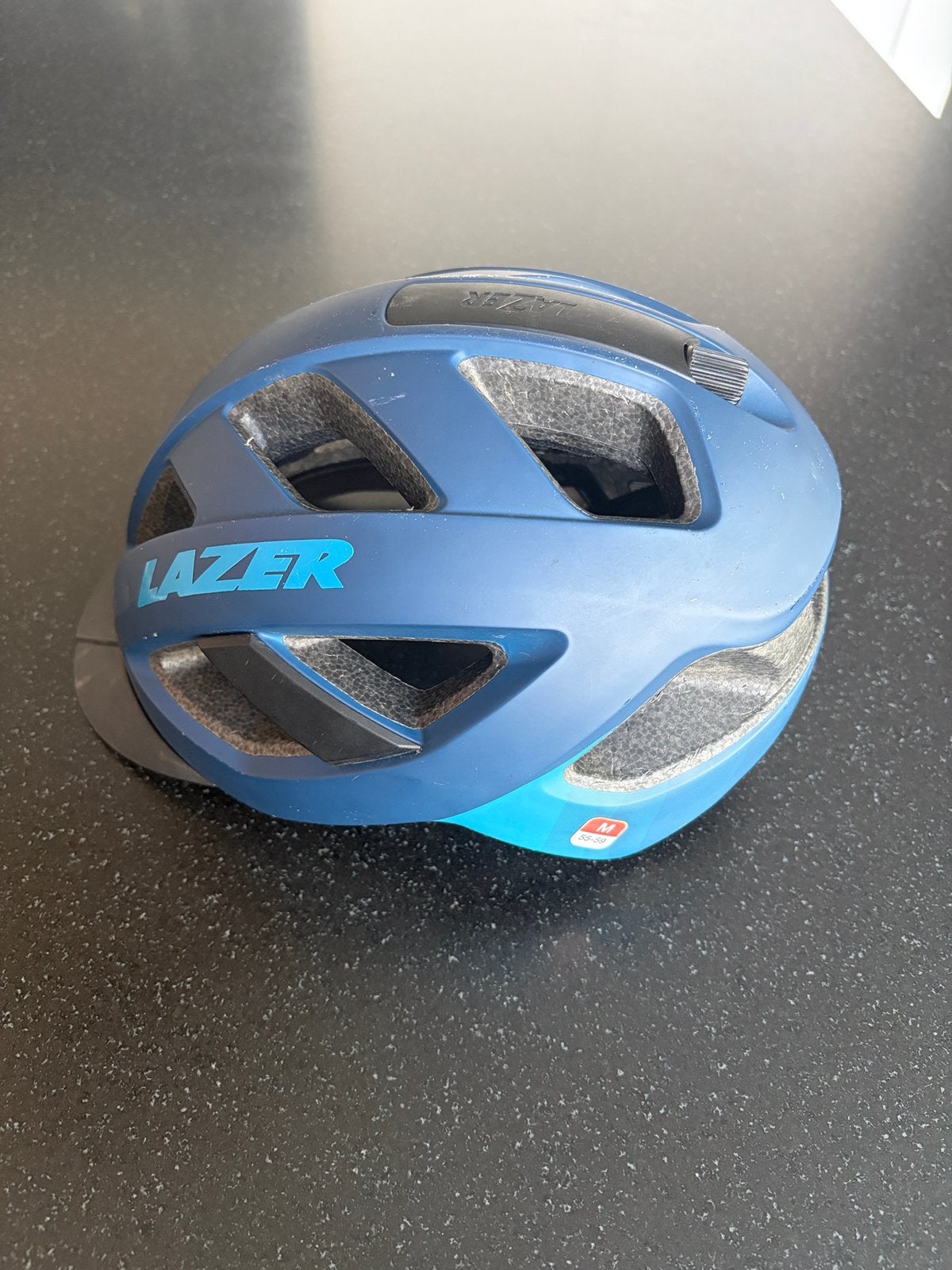 Fietshelm blauw 55-59 cm - 7 tot 12 jaar, Ophalen, Gebruikt, Jongen