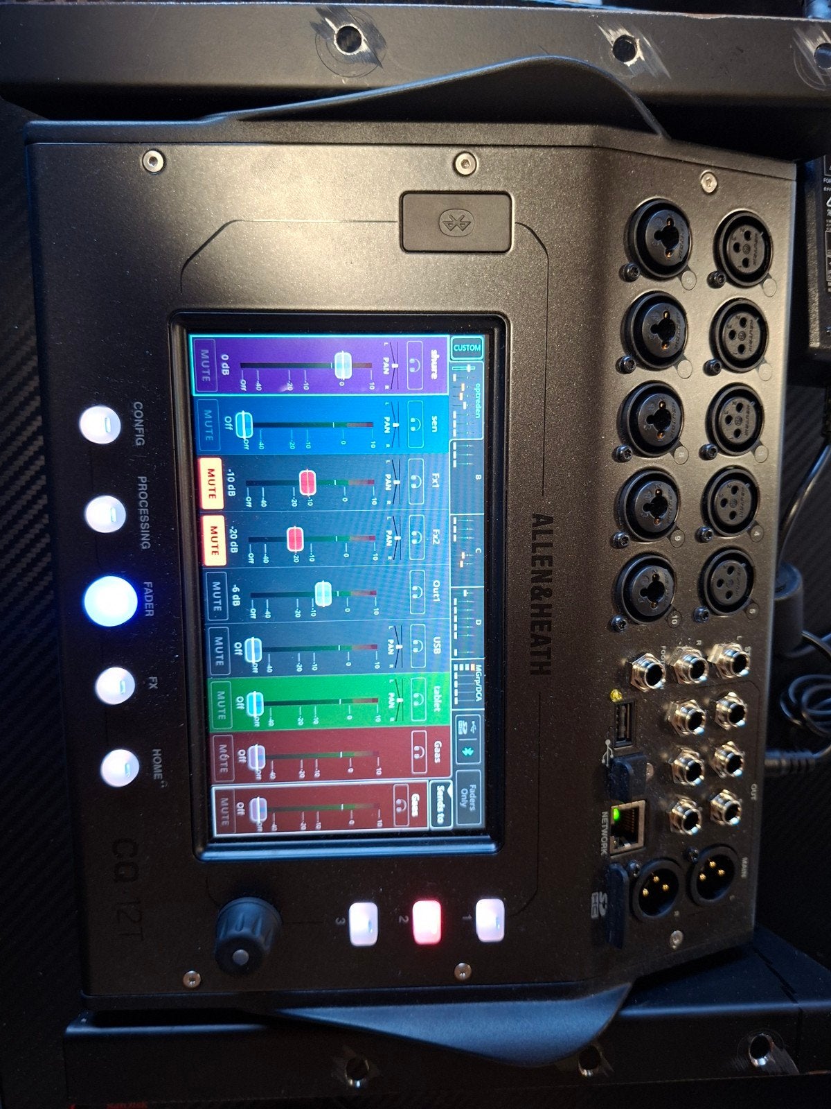 Allen en Heath cq12t digitale mengtafel, Muziek en Instrumenten, Mengpanelen, Ophalen, Zo goed als nieuw, 10 tot 20 kanalen