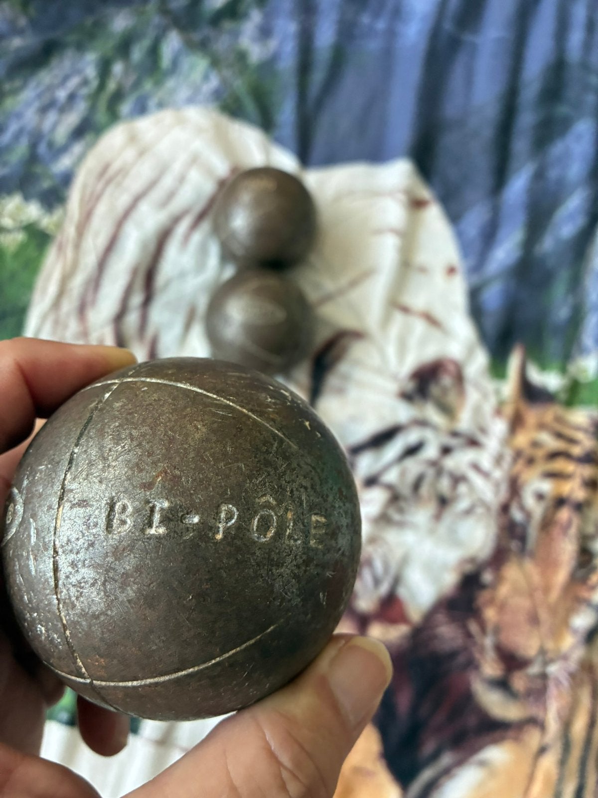 ONBERISPELIJKE 74/700 TWEEPOLIGE PETANQUEBALLEN, Ophalen, Zo goed als nieuw