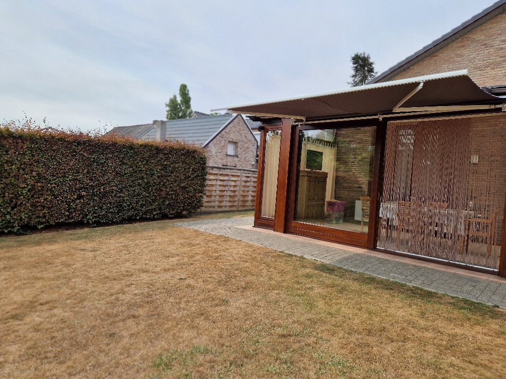 Zonnescherm, Tuin en Terras, Zonneschermen, Ophalen, Gebruikt, 250 cm tot 450 cm, Knikarmscherm