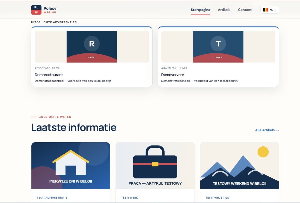 À vendre : Plateforme publicitaire multilingue complète, Articles professionnels