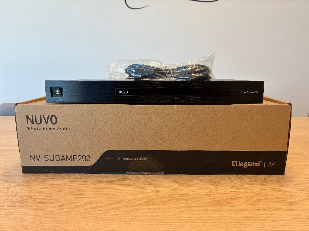 Nuvo NV-SUBAMP200 Subwoofer Versterker, Audio, Tv en Foto, Luidsprekerboxen, Ophalen, Nieuw, 150 watt of meer, Subwoofer