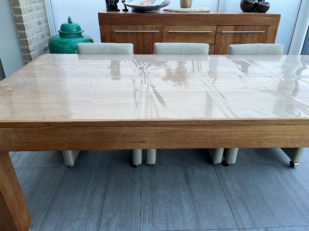Table en bois, Comme neuf, 100 à 150 cm, Enlèvement, Rectangulaire