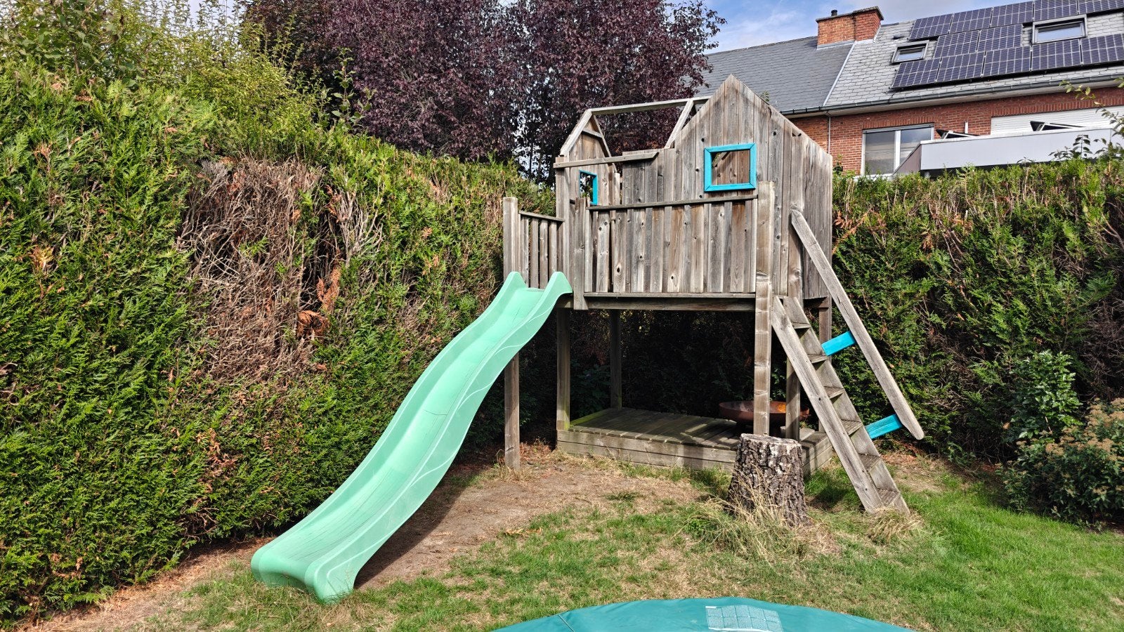 Houten speeltuig, Kinderen en Baby's, Ophalen, Gebruikt, Glijbaan, Aanbouwonderdeel