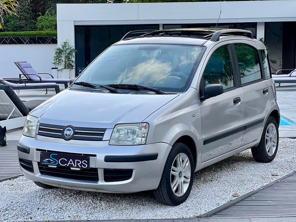 Fiat Panda 1.2i ** Automatiek ** 087.000 km ** Airco ** pano, Auto's, Automaat, 4 zetels, Bedrijf, Zilver of Grijs