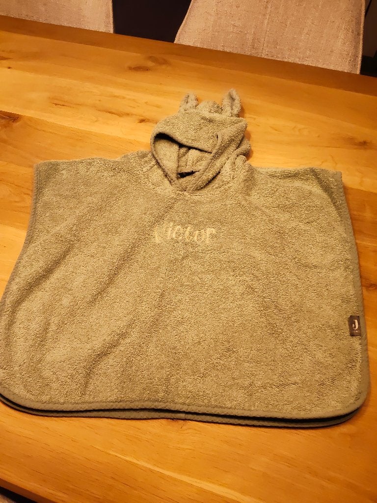 Groene badpancho Victor, Kinderen en Baby's, Babykleding | Overige, Ophalen, Zo goed als nieuw, Jongetje