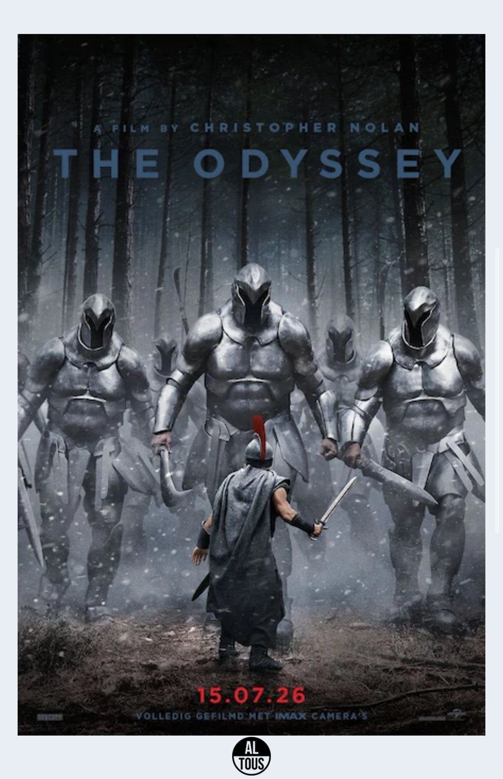 4 IMAX 70mm Tickets – The Odyssey – Kinepolis Brussels, Tickets & Billets, Billets & Tickets Autre, Trois personnes ou plus