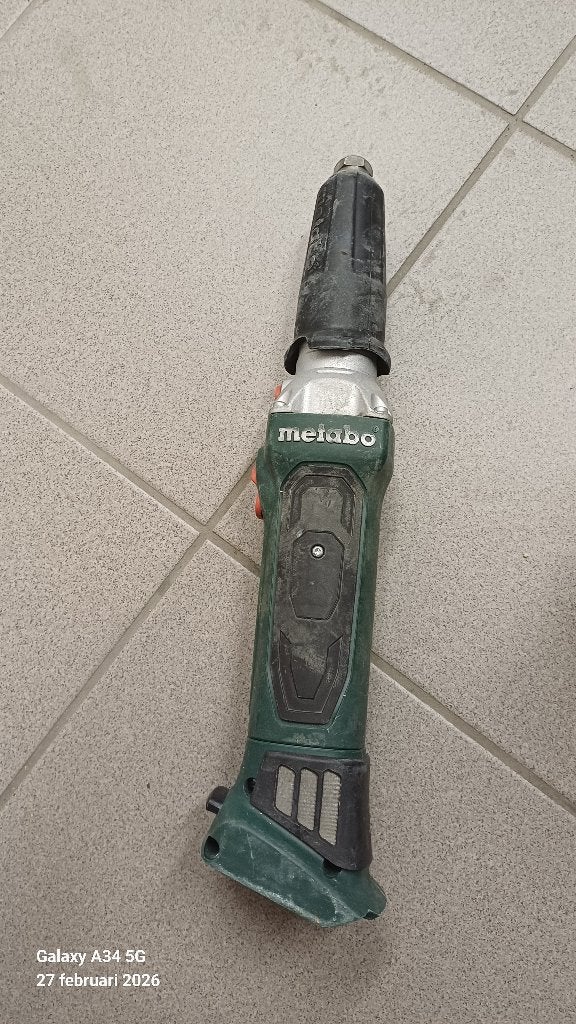 Metabo haakse slijper 18v LTX, Ophalen, Gebruikt, Rechte handslijpmachine