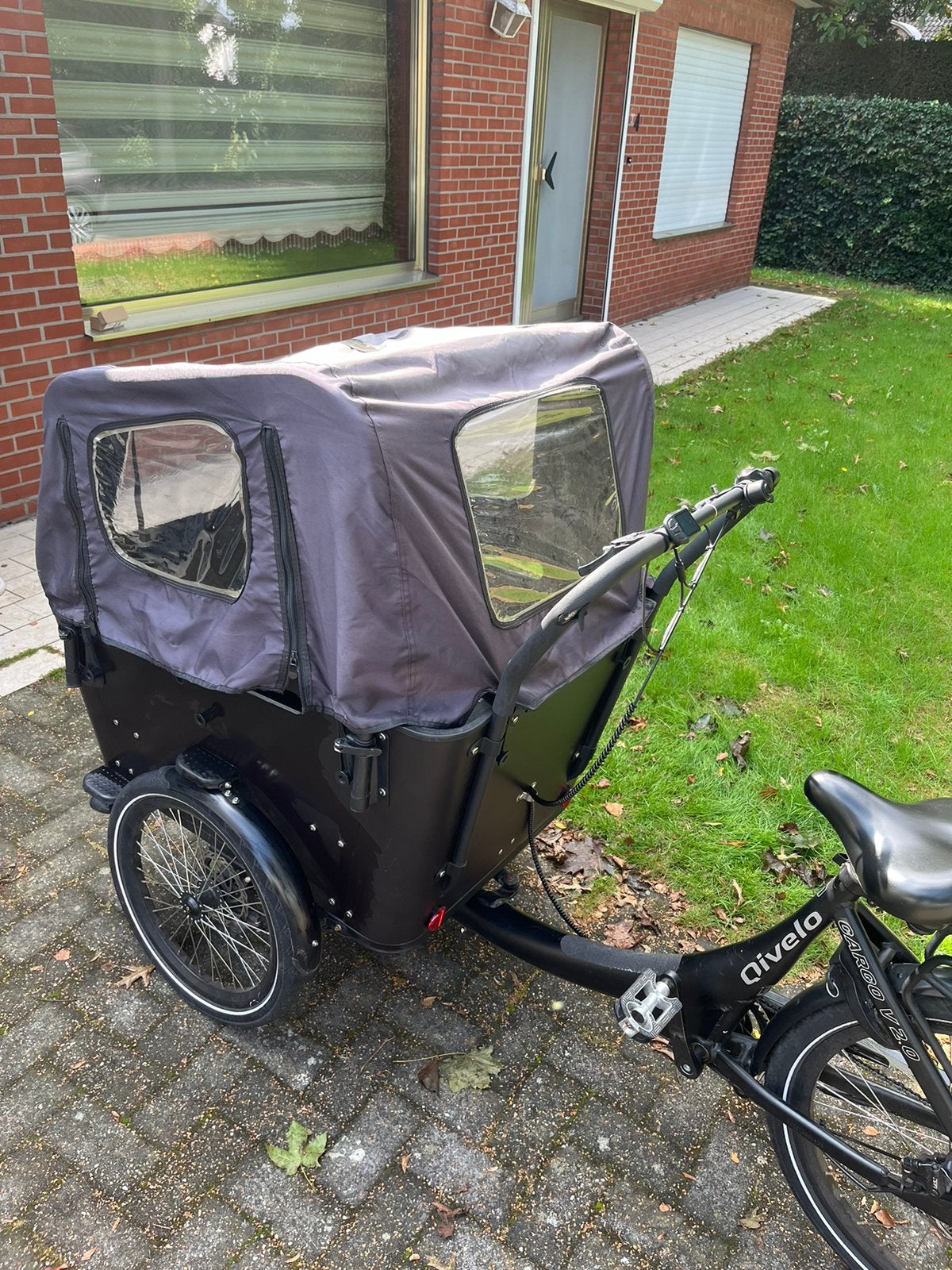Vélo cargo électrique Qivelo Cargo V2.0, Autres marques, Comme neuf, Enlèvement, Frein à disque