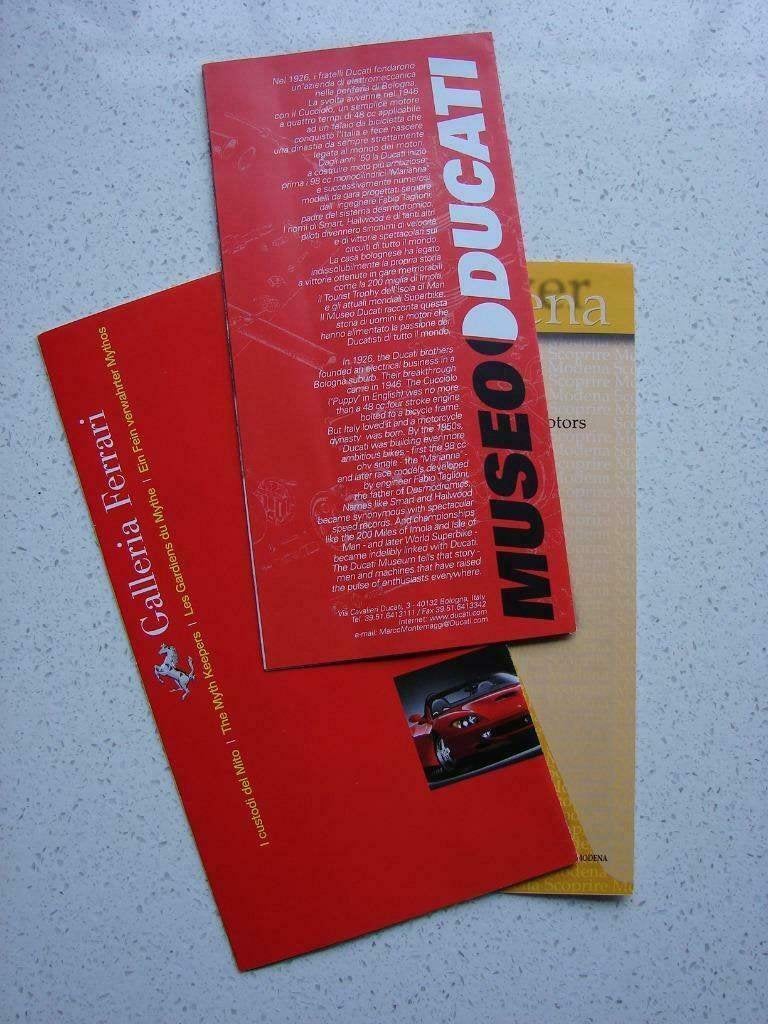 Prospectus Ferrari Ducati Modena, Enlèvement ou Envoi, Comme neuf, Ferrari