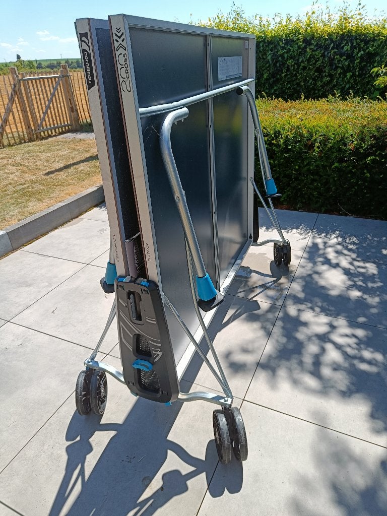 Ping pong tafel, Ophalen, Zo goed als nieuw, Tafel Outdoor, Verrijdbaar