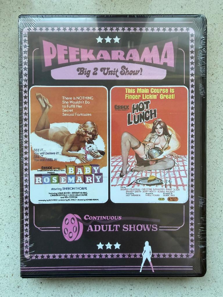 Baby Rosemary / Hot Lunch. Peekarama. Vinegar syndrome, Vanaf 16 jaar, Ophalen of Verzenden, Nieuw in verpakking