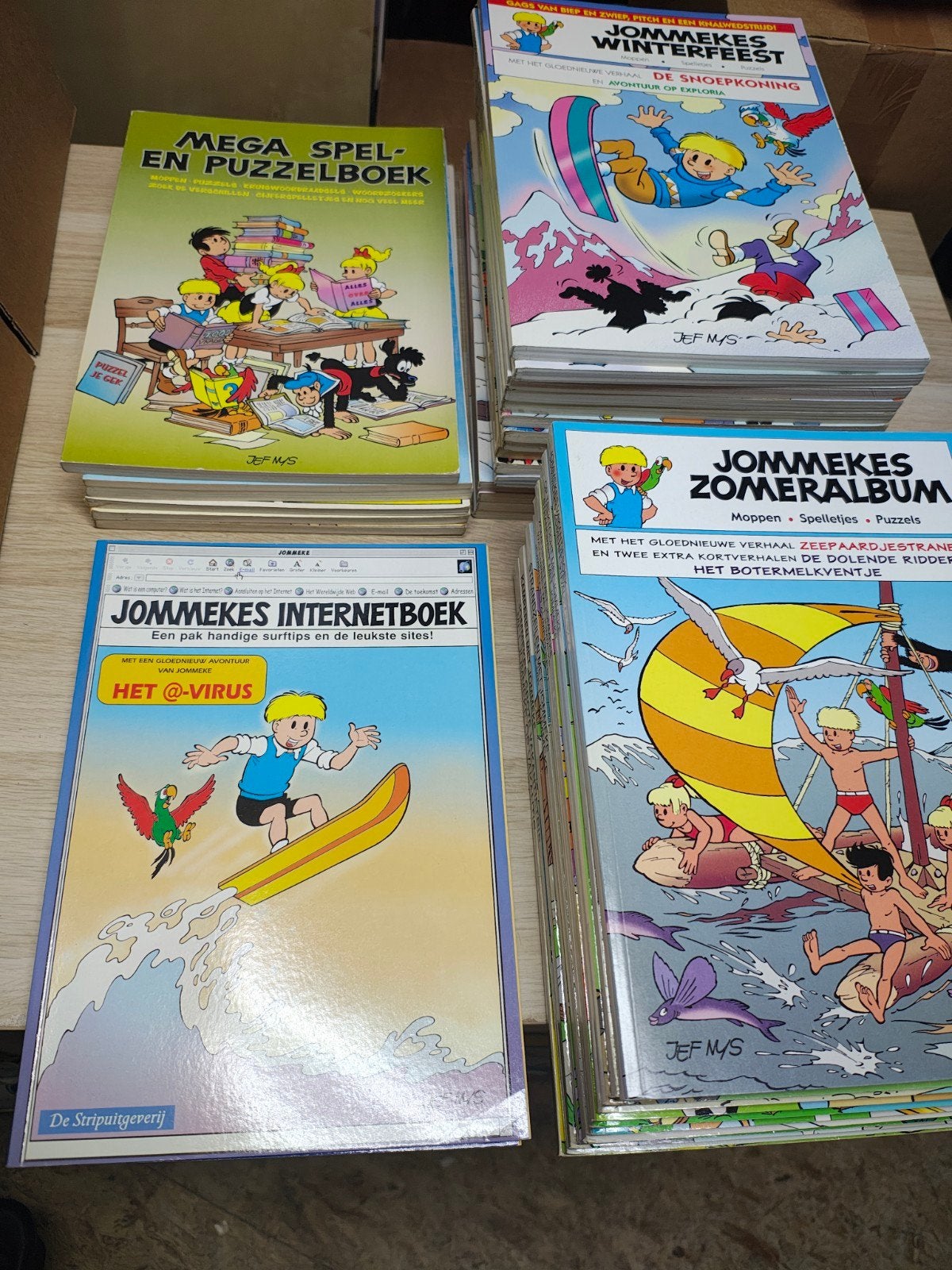 36 x Vakantieboeken van Jommeke, Boeken, Meerdere stripboeken, Ophalen of Verzenden, Gelezen, Jef Nys