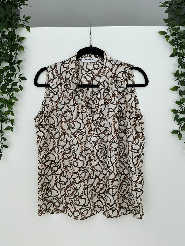 Kleurrijke top Morgan maat 40, Kleding | Dames, Maat 38/40 (M), Overige kleuren, Ophalen of Verzenden, Zonder mouw