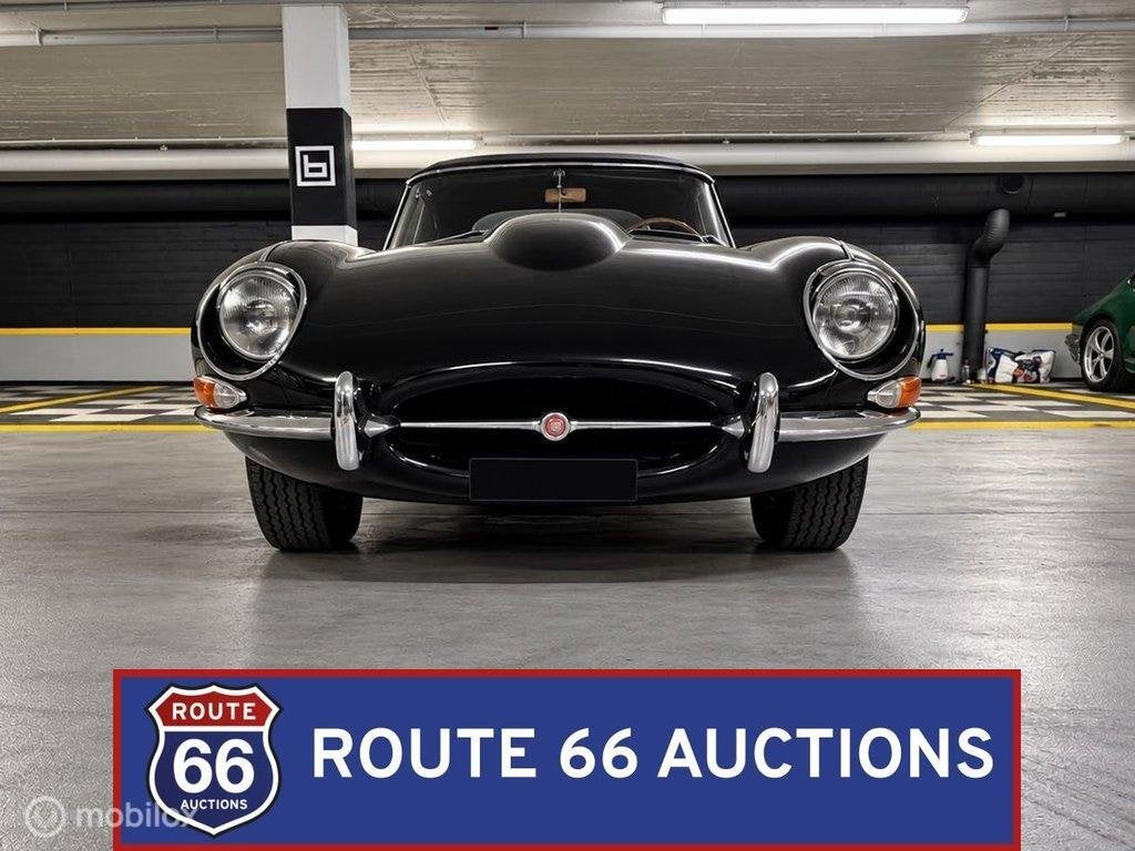 Jaguar E-Type Series 1.5 Cabriolet | 1968 | Route 66 Auction, Autos, Achat, Entreprise, Boîte manuelle, Autre carrosserie