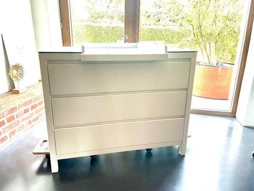 Commode met 3 laden - Bopita, Ophalen, Gebruikt, 50 tot 70 cm, 100 cm of meer