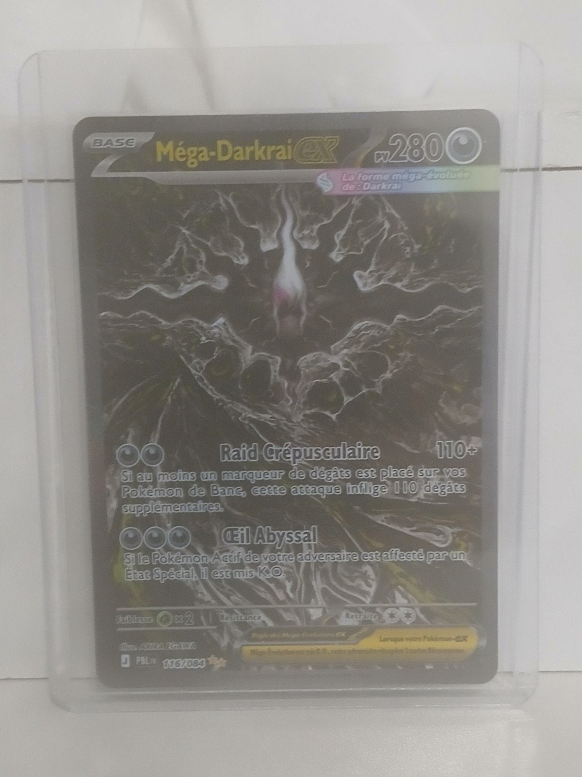 carte pokémon Mèga-Darkrai ex 116/084, Enlèvement ou Envoi, Neuf