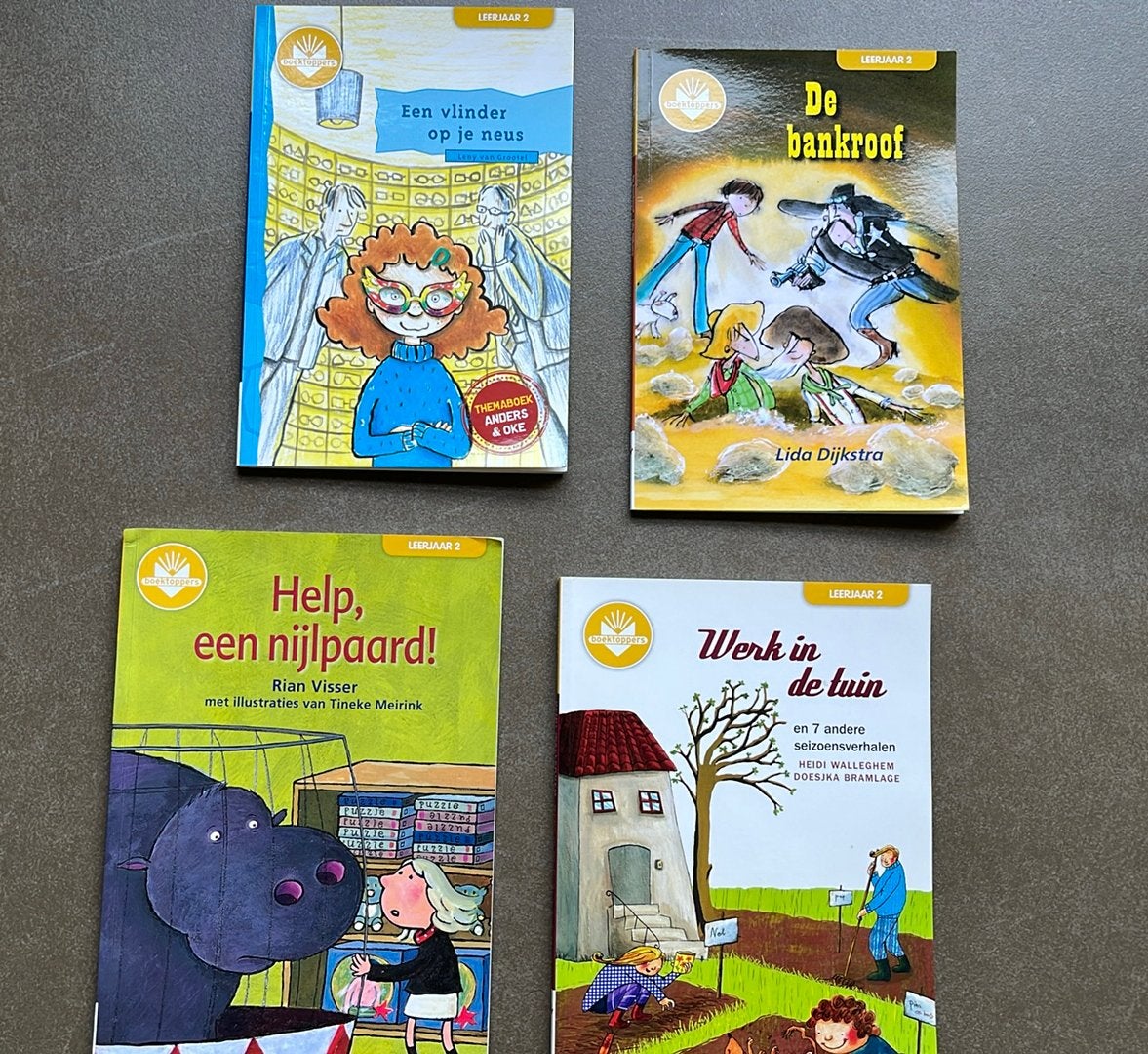 Boektoppers 2de leerjaar, Boeken, Ophalen, Zo goed als nieuw