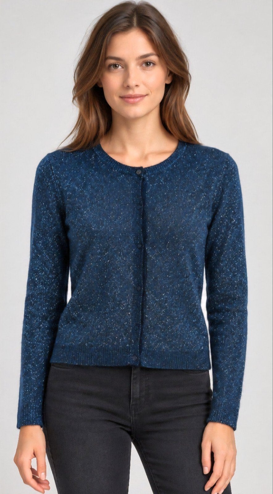 Cardigan CKS à paillettes subtiles Taille XS/S - Bon état, Vêtements | Femmes, Enlèvement ou Envoi, Comme neuf, Taille 34 (XS) ou plus petite