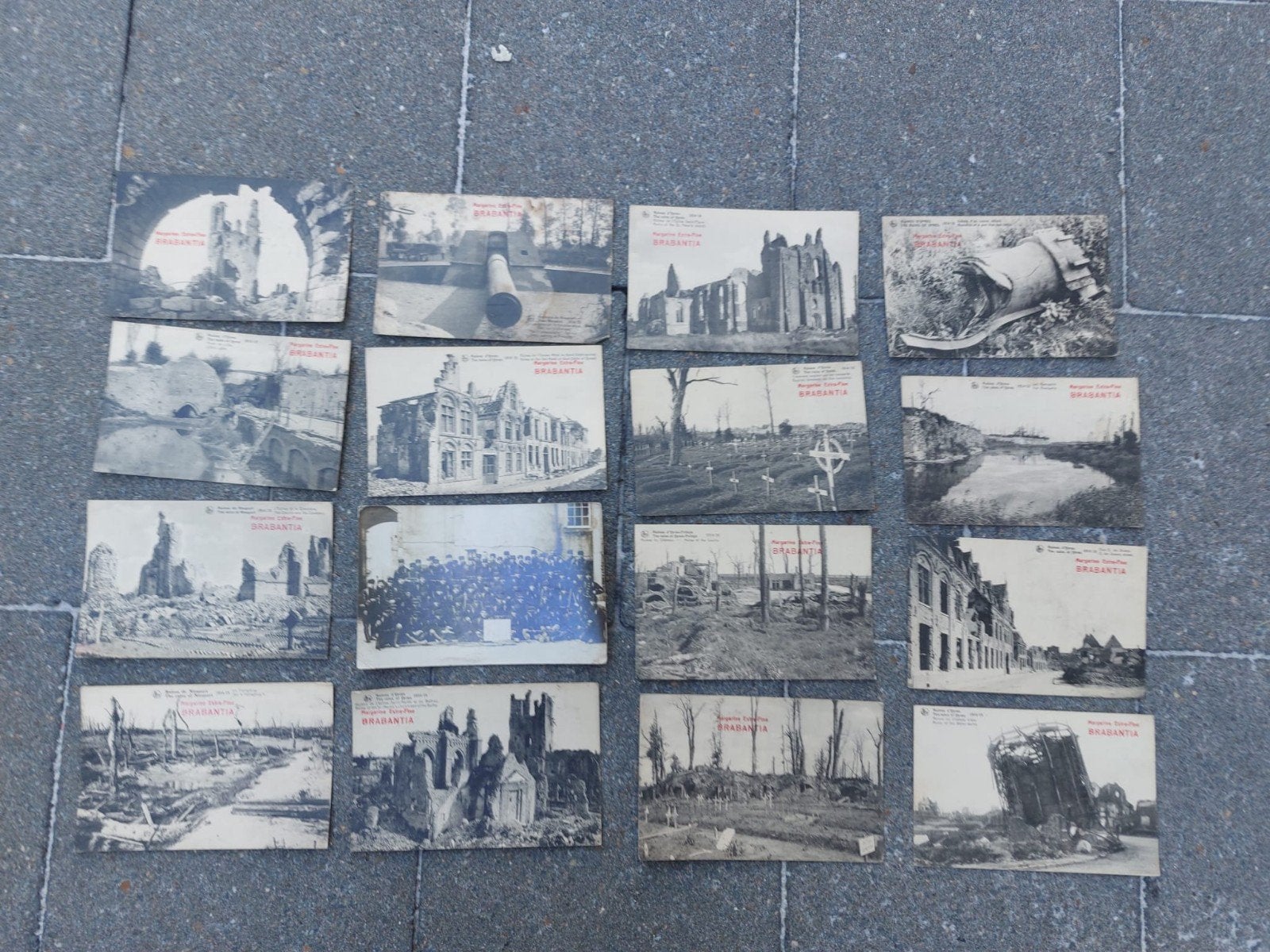 Cartes postales belges de la Première Guerre mondiale (121 p, Collections, Enlèvement ou Envoi, Armée de terre, Autres types
