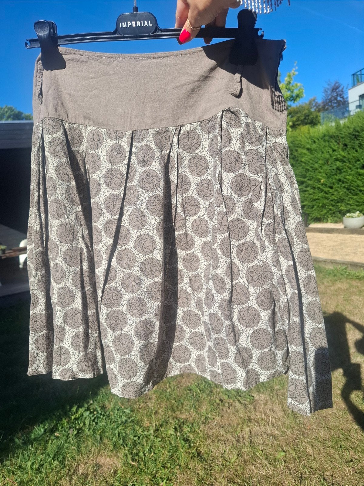 Nieuwe taupe grijze rok lolaliza XXL, Kleding | Dames, Maat 46/48 (XL) of groter, Nieuw, Ophalen of Verzenden, Knielengte