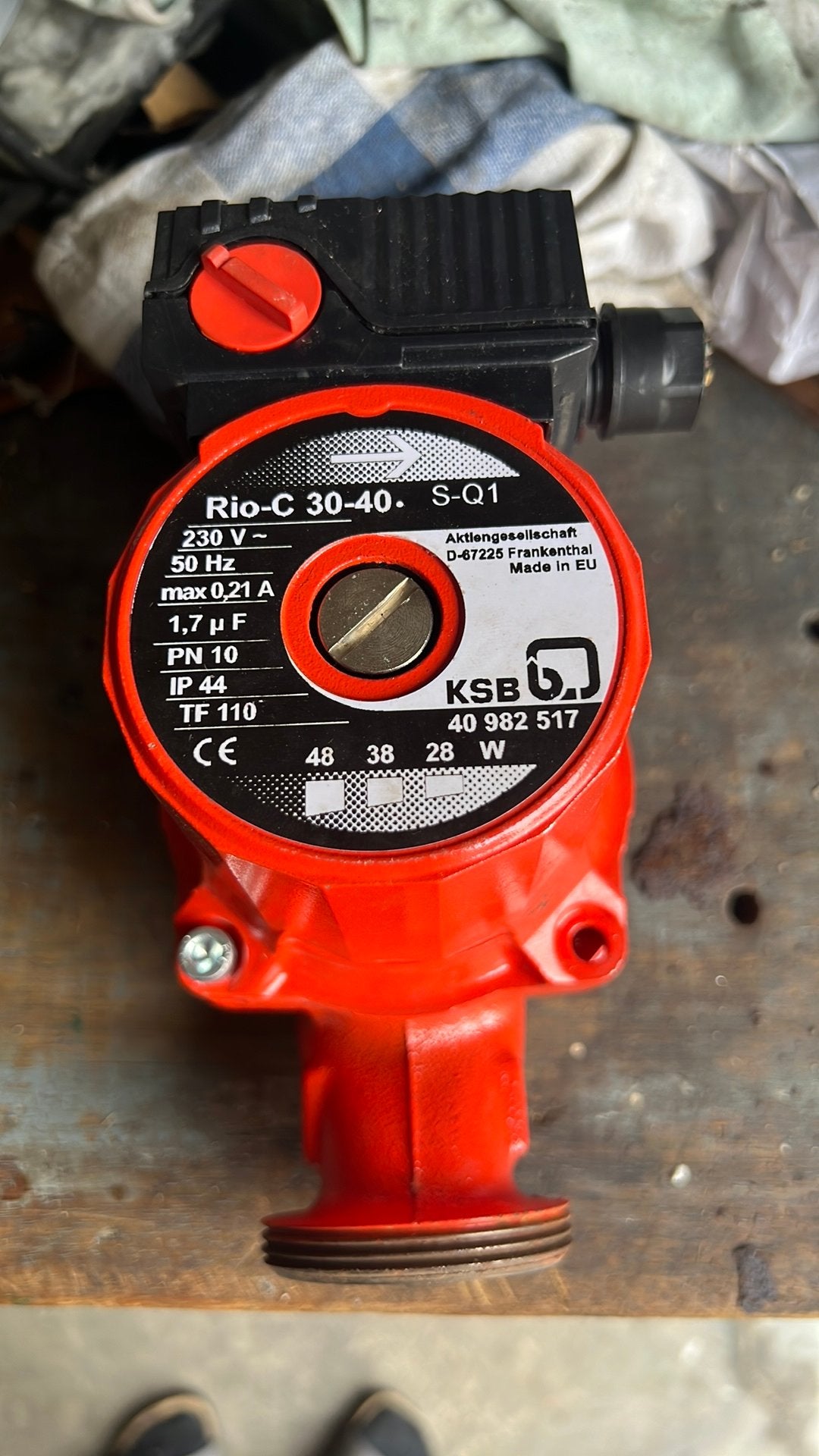 Circulatiepomp centrale verwarming, Doe-het-zelf en Bouw, Verwarming en Radiatoren, Ophalen, Zo goed als nieuw, Cv-ketel of Combi-ketel