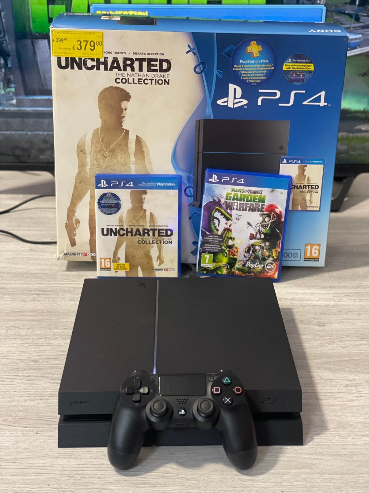 PS4 + Games, Games en Spelcomputers, Ophalen, Zo goed als nieuw