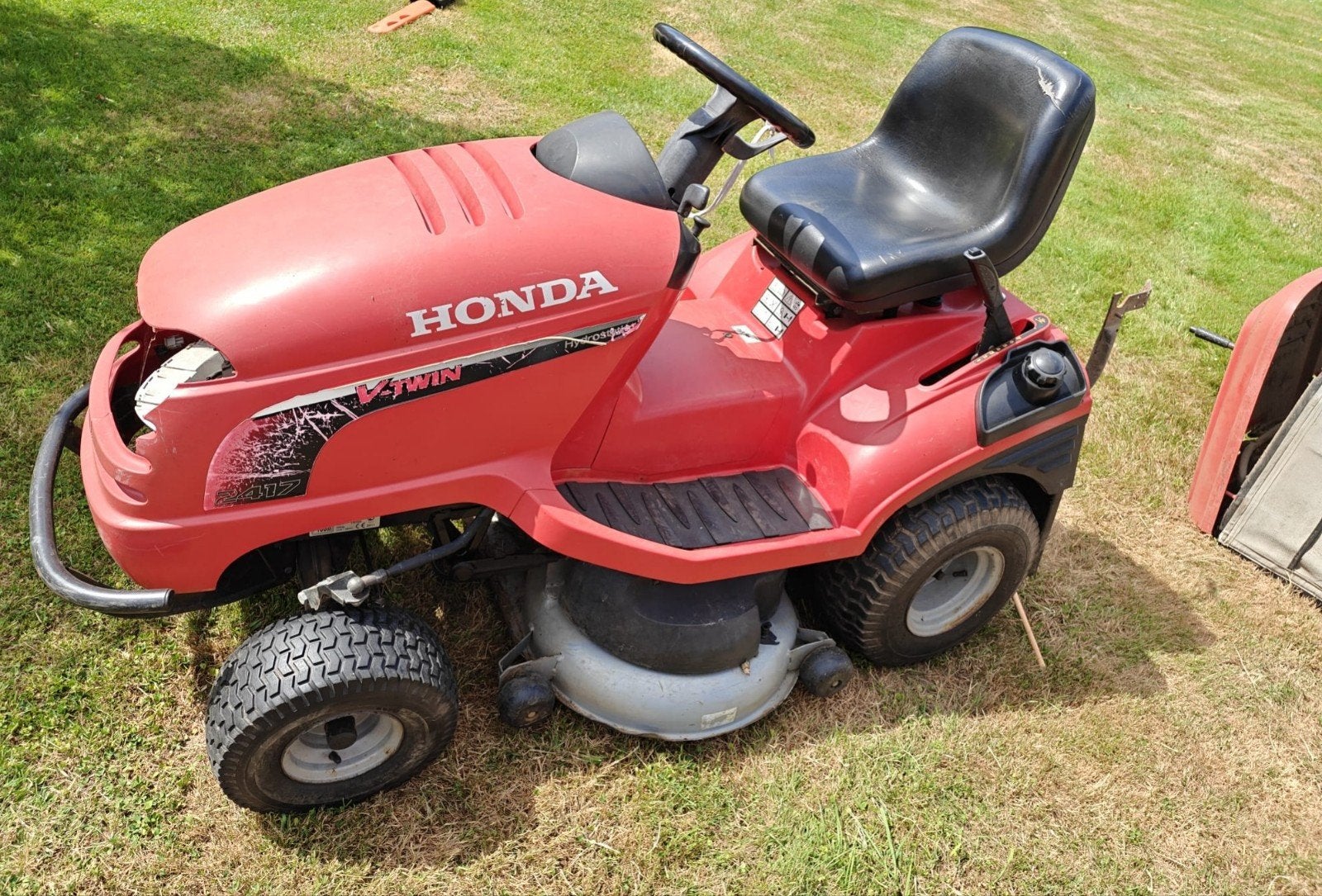 Honda HF2417K2 HME zitmaaier Hydrostaat bouwjaar 2011, Jardin & Terrasse, Tondeuses autoportées, Honda, Enlèvement, Utilisé, 90 à 120 cm