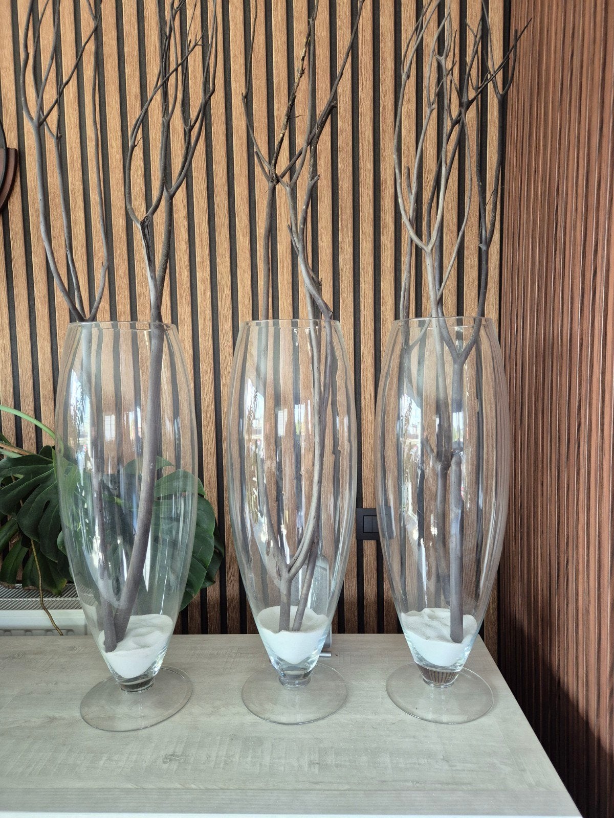vases design, Maison & Meubles, Enlèvement, Comme neuf, Transparent, Verre